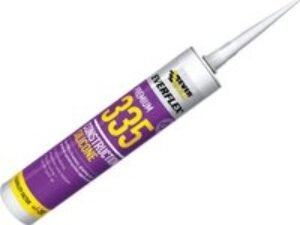 Everbuild Construction Silicone Sealant Black 310ml