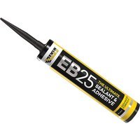 Everbuild E2525 Hybrid Sealant Adhesive Black 300ml