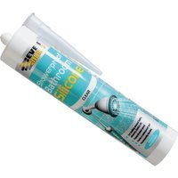 Everbuild Showerproof Bathroom Silicone Clear 300ml