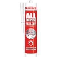 Evo-stik All Purpose Flexible Silicone Sealant Clear 310ml