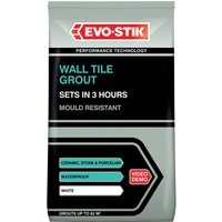 Evo-stik Tile A Wall Fast Set Grout White 1.5kg
