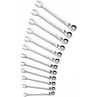Expert by Facom 12 Piece Ratchet Combination Spanner Set
