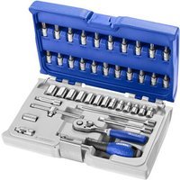 Expert by Facom 42 Piece 1/4" Drive Hex Socket and Socket Bit Set Metric 1/4