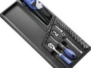 Expert by Facom 45 Piece 1/4" Drive Hex Socket, Screwdriver Bit and Allen Key Set in Module Tray 1/4