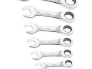 Expert by Facom 7 Piece Midget Ratchet Combination Spanner Set