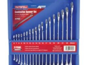 Faithfull 18 Piece Combination Spanner Set Metric