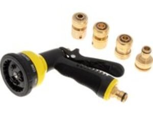 Faithfull 5 Piece Garden Water Spray Gun Kit