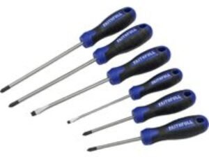 Faithfull 6 Piece Screwdriver Soft Grip Set