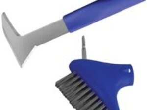 Faithfull Auto-Lock Patio Steel Brush and Weeder