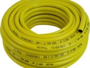 Faithfull Heavy Duty Reinforced Builders Hose 1/2" / 12.5mm 30m Yellow