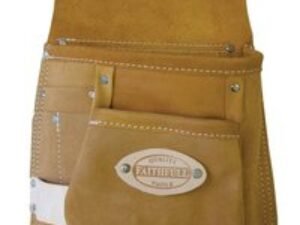 Faithfull Leather Tool and Nail Pouch
