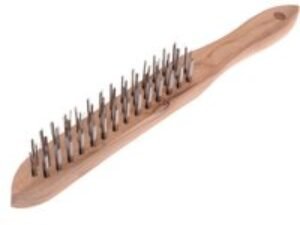 Faithfull Lightweight Wire Scratch Brush 3 Rows
