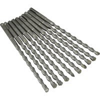 Faithfull SDS Plus Masonry Drill Bit Bulk Pack of 10 10mm 150mm