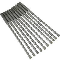 Faithfull SDS Plus Masonry Drill Bit Bulk Pack of 10 8mm 150mm