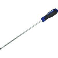 Faithfull Soft Grip Flared Slotted Tip Screwdriver 10mm 250mm