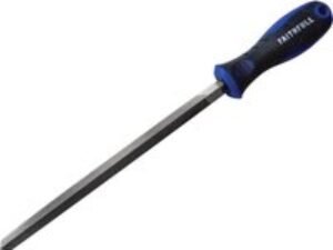 Faithfull Three Square File 8" / 200mm Second (Medium) Pack of 1