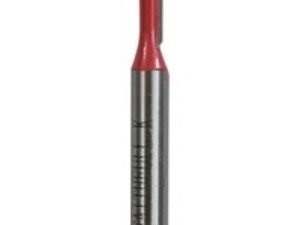Faithfull Two Flute Straight Router Cutter 4mm 11mm 1/4