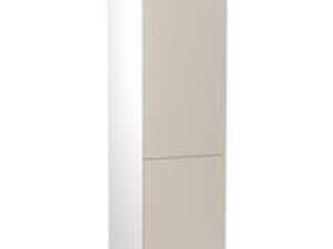 Flatpack 70/30 Fridge Freezer Tower Value Slab Standard Matt Light Grey 600mm - FKKM1222