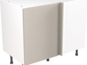 Flatpack Corner Base Unit Value Slab Standard Matt Light Grey 1000mm - FKKM1209