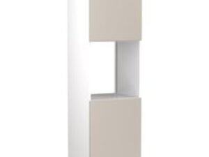 Flatpack Single Oven Tower Value Slab Standard Matt Light Grey Slab 600mm - FKKM1231