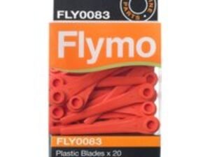 Flymo FLY083 Genuine Plastic Blades for SimpliTrim Li Grass Trimmers Pack of 20