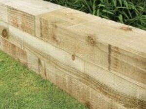 Forest 4ft Pressure Treated Landscaping Sleeper (4 Pack)