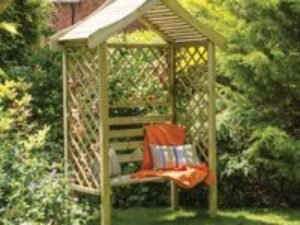 Forest Garden Parisienne Trellis Garden Arbour - 1540 x 660mm