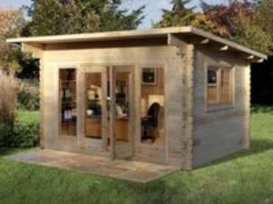 Forest Melbury 4m x 3m Log Cabin (34mm) - Single Glazed