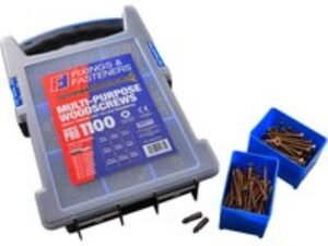 Forgefix 1100 Multi Purpose Wood Screws Kit