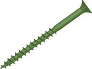 Forgefix Countersunk Torx Decking Screws Green 4.5mm 75mm Pack of 400