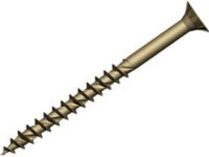 Forgefix Countersunk Torx Decking Screws Tan 4.5mm 50mm Pack of 600