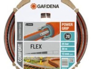Gardena Comfort FLEX Hose Pipe 1/2" / 12.5mm 30m Grey & Orange