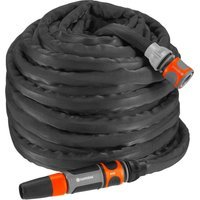 Gardena Liano Textile Hose Nozzle Set 1/2" / 12.5mm 30m Black