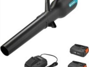 Gardena POWERJET P4A 18v Cordless Garden Leaf Blower 2 x 2.5ah Li-ion Charger