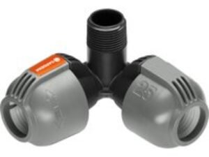Gardena SPRINKLERSYSTEM Angled L Piece Connector 25mm x 3/4" Pack of 1