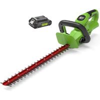 Greenworks G24HT56 24v Cordless Hedge Trimmer 560mm 1 x 2ah Li-ion Charger