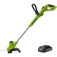 Greenworks G24LT28 24v Cordless Grass Trimmer 300mm 1 x 2ah Li-ion Charger