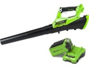 Greenworks G40AB 40v Cordless Axial Garden Leaf Blower 1 x 2ah Li-ion Charger