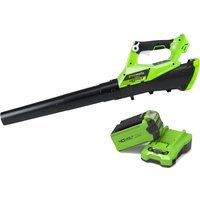 Greenworks G40AB 40v Cordless Axial Garden Leaf Blower 1 x 2ah Li-ion Charger