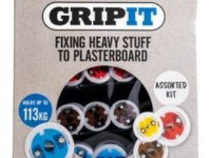 Gripit 32 Piece Assorted Plasterboard Fixings Kit