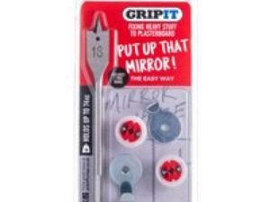 Gripit Complete Plasterboard Mirror Mounting Kit