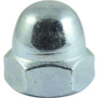 Hexagon Dome Nuts Bright Zinc Plated M16 Pack of 100