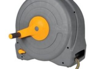 Hozelock Floor Standing Fast Hose Reel 1/2" / 12.5mm 40m Grey & Yellow