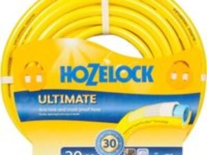 Hozelock Ultimate Anti Kink Crush Proof Hose Pipe 1/2" / 12.5mm 30m Yellow