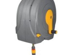 Hozelock Wall Mounted Fast Hose Reel 1/2" / 12.5mm 40m Grey & Yellow
