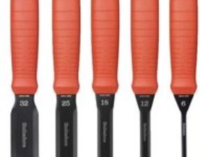 Hultafors 5 Piece Scandinavian Bevel Edge Butt Wood Chisel Set