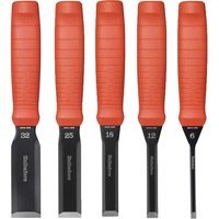 Hultafors 5 Piece Scandinavian Bevel Edge Butt Wood Chisel Set