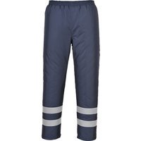 Iona Mens Rain Proof Lined Trousers Navy 2XL