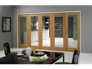 Jci Oak Veneer Folding 1 Light Door 3590mm