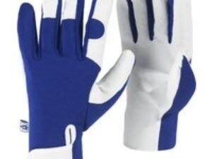 Kew Gardens Leather Palm Gardening Gloves Blue M